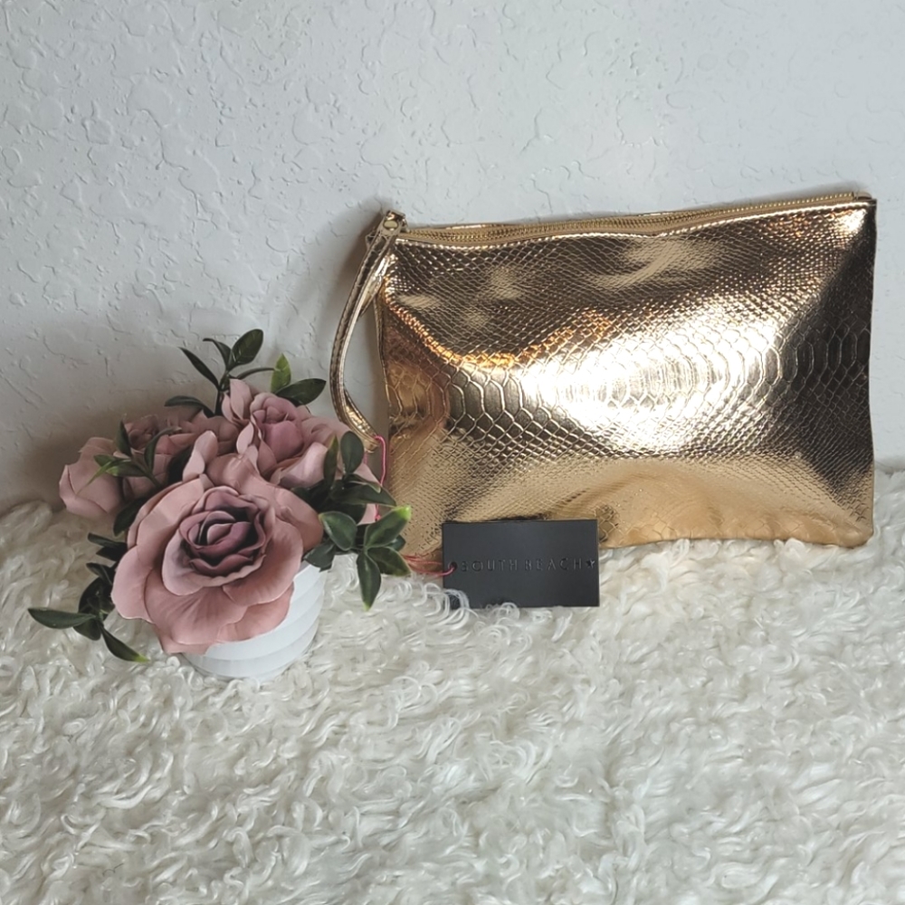 Rose Gold Clutch Bag